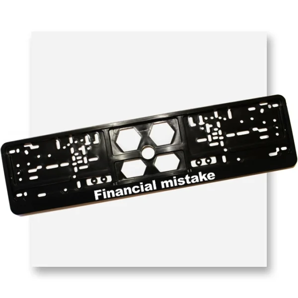 Financial mistake numeriu remeliai