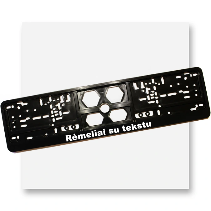 numeriu remeliai su tekstu Automobilių numerių rėmeliai su tekstu reklamai ir dovanai