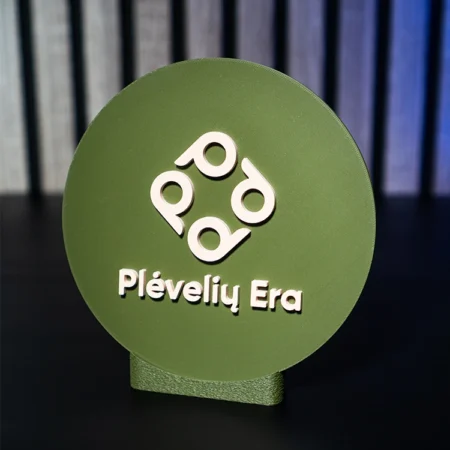 3D logotipo gamyba spausdintas stovelis