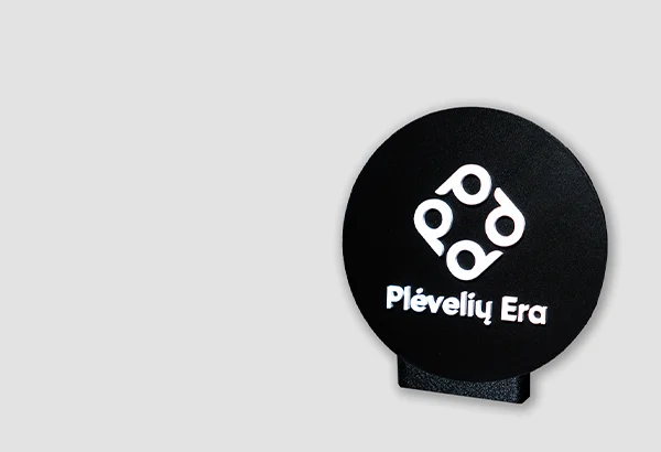 3D spausdinimo paslaugos tūrinės raidės